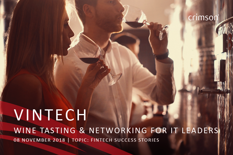 VINTECH wine tasting IT leaders networking Crimson